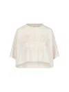 Chloé Biologic Cotton T-shirt With Frontal Logo Patch