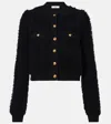 Chloé Button-front Cropped Cardigan In Black