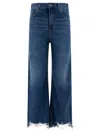 Chloé Cropped Wide-leg Jeans In Blue