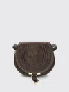 Chloé Marcie Small Shoulder Bag In Brown