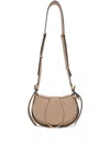 Chloé Crossbody S Nude Detalles Dorados