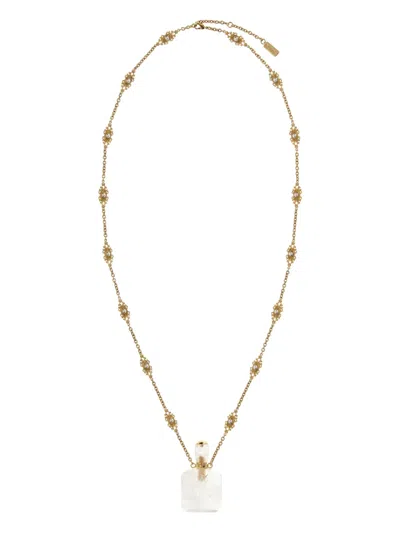 CHLOÉ CRYSTAL-EMBELLISHED CHAIN NECKLACE