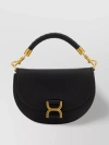 Chloé Chloe Women Black Leather Marcie Handbag In Black