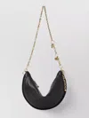 Chloé Curved Leather Shoulder Bag Charms