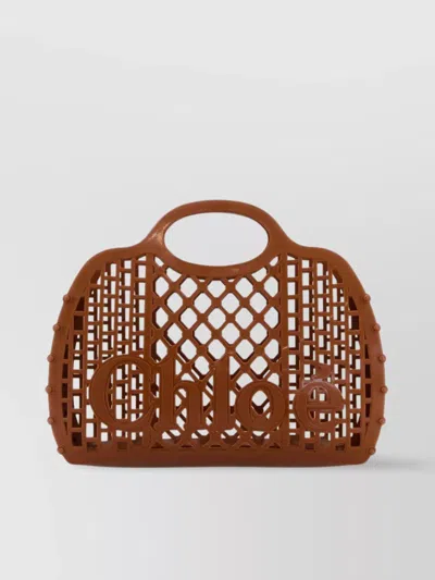 Chloé Cut-out Design Top Handles Shoulder Bag
