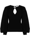 Chloé Chloe Women Cut-out Top In Black