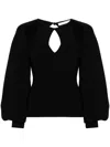 Chloé Chloe Women Cut-out Top In Black