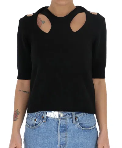 CHLOÉ CUT-OUT KNITTED TOP