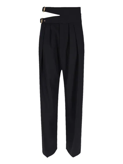 Chloé Cut-out Pants In Black