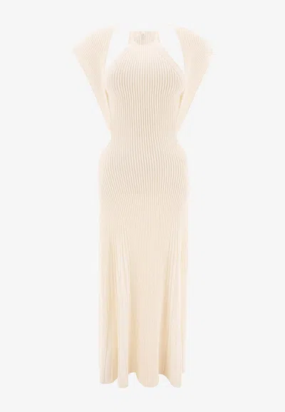 Chloé Cut-out Wool Midi Dress