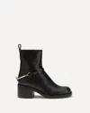 Chloé Womens Chloe Dakota Leather Ankle Boots In Black