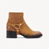 Chloé Bottines Dakota Femme Brun Taille 37 100% Cuir De Veau In Brown