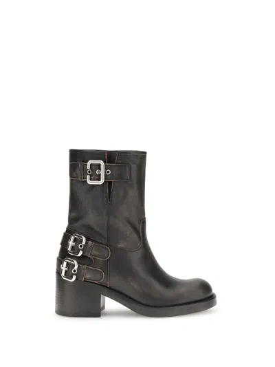 Chloé Dakota Ankle Boots In Black
