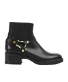 Chloé Dakota Leather Ankle Boots In Black