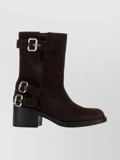 CHLOÉ DAKOTA ANKLE BOOTS BLOCK HEEL