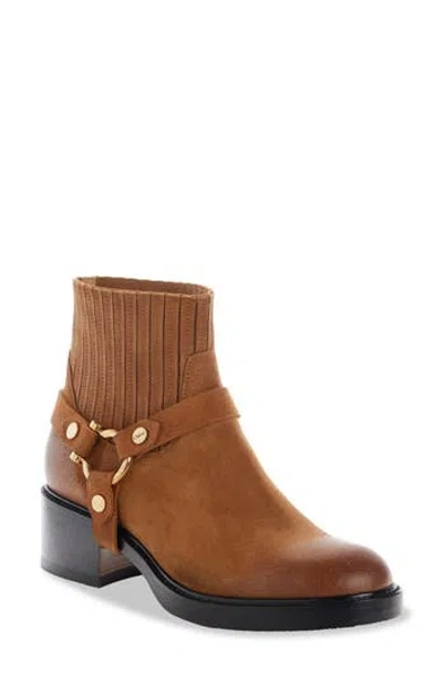 Chloé Dakota Biker Bootie In Brown
