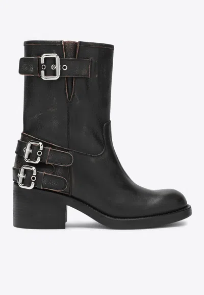 Chloé Dakota Ankle Boots In Black