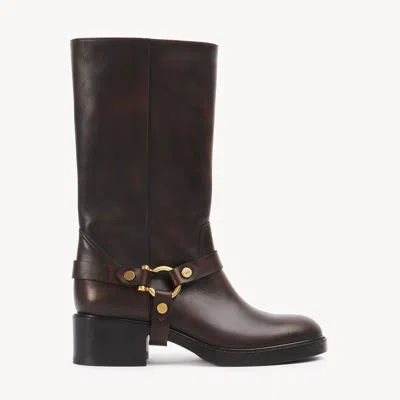 Chloé Chloe Black Leather Dakota Boots