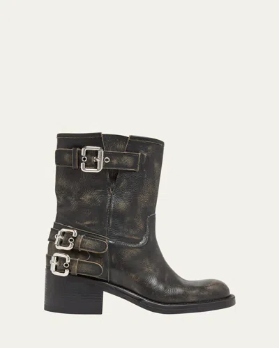 Chloé Dakota Ankle Boots In Black