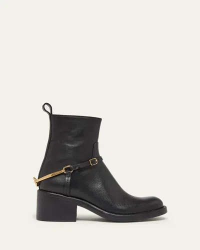Chloé Dakota Leather Ankle Booties In Multi