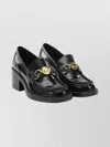 Chloé Dakota Loafers Block Heel In Black