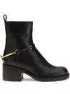 Chloé Dakota Round-toe Boots In Black