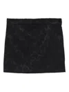 Chloé Damask-pattern Skirt In Black