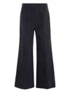Chloé Damask-pattern Trousers In Black