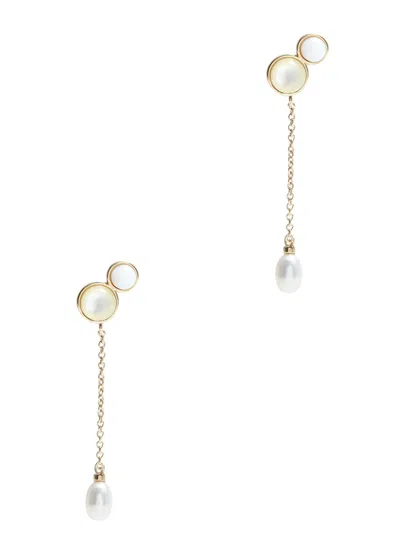Chloé Chloe Darcey Embellished Drop Earrings In Gold