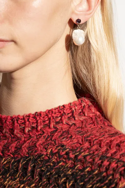 Chloé ‘darcey' Pearl Earrings In White