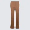 Chloé Dark Beige Wool Pants