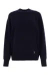 Chloé Chloe Women Midnight Blue Cashmere Blend Oversize Sweater