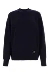 Chloé Chloe Women Midnight Blue Cashmere Blend Oversize Sweater