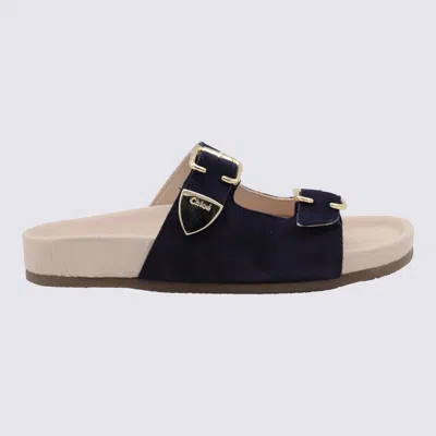 Chloé Kids' Dark Blue Sandals