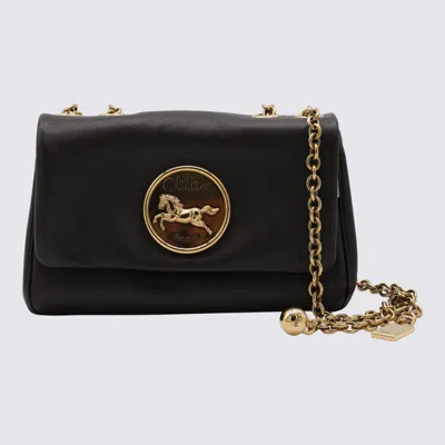 CHLOÉ CHLOÉ DARK BROWN LEATHER HERITAGE SHOULDER BAG