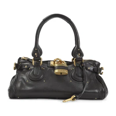 CHLOÉ DARK BROWN PADDINGTON SHOULDER BAG
