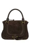 Chloé Dark Brown Suede Medium Marcie Handbag