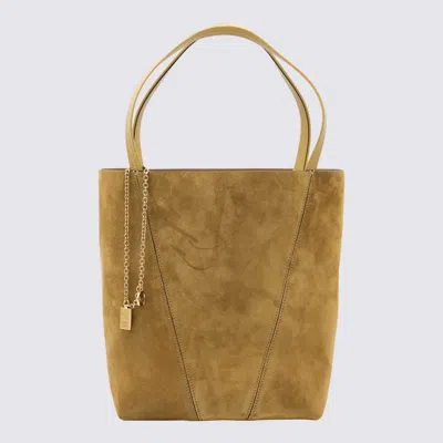 Chloé Dark Gold Leather Totes