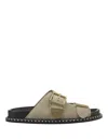 Chloé Dark Greige Rebecca Mules In Brown