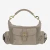 Chloé Chloè Suede Camera Bag In Dark Grey