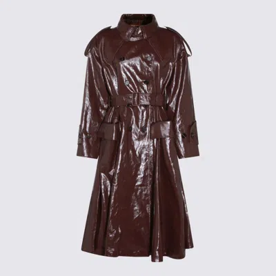 CHLOÉ DARK PURPLE TRENCH COAT