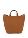 Chloé Chloe Women Caramel Leather Medium Deia Handbag In Braun
