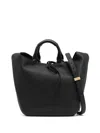 Chloé Deia Leather Tote Bag In Black