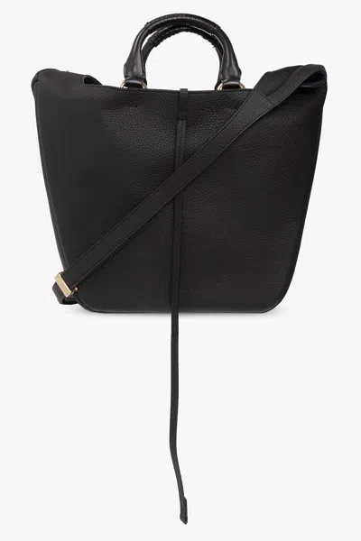 Chloé Deia Medium Shoulder Bag In Nero