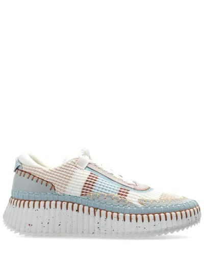 CHLOÉ DELICATE BLUE NAMA SNEAKERS