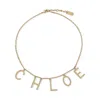 Chloé Delicate Brass Chain Necklace