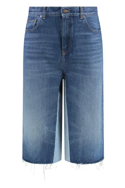 Chloé Denim Bermuda Shorts