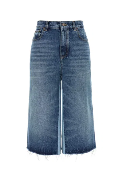 Chloé Denim Bermuda Shorts