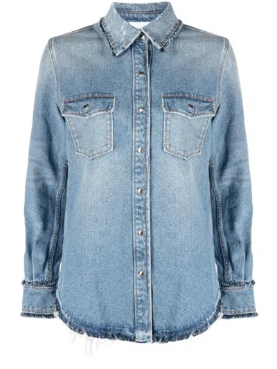 CHLOÉ CHLOÉ DENIM COTTON SHIRT