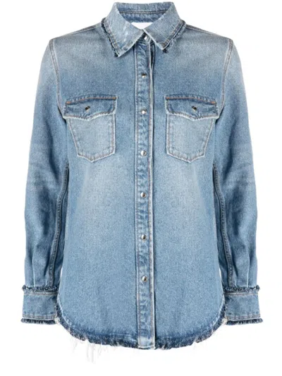 CHLOÉ DENIM COTTON SHIRT